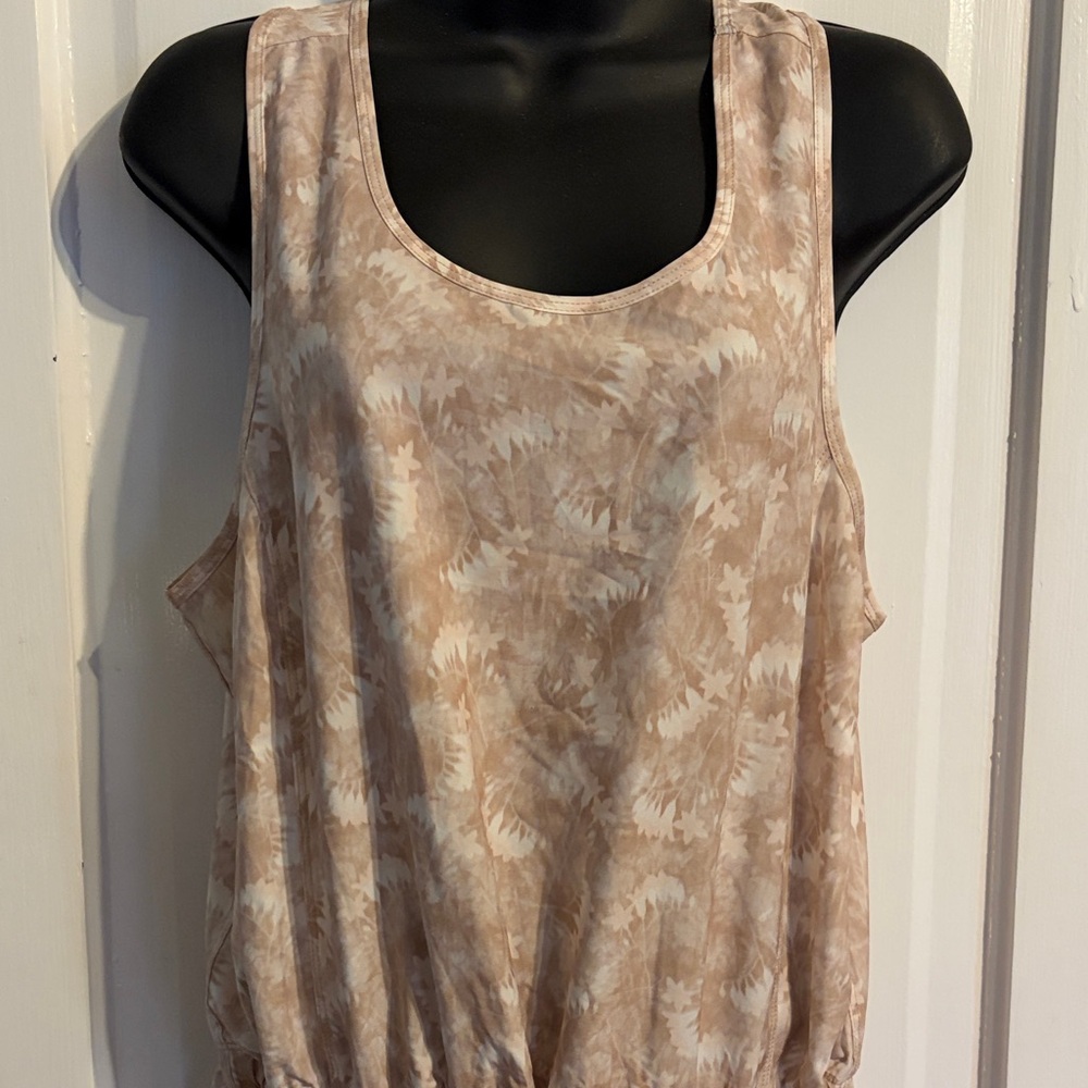 Avalanche Beige Patterned Athletic Mini Dress - image 2